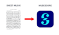 manually transcribe sheet music to musescore and any format