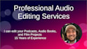 cut and edit your audio for podcasts, audio books and more