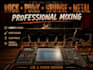 professionally mix your rock or metal track