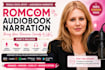 narrate your fiction romance comedy, female audiobook narrator for amazon acx