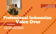 record a friendly and expressive indonesian voice over