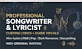 write custom original song lyrics for any genre
