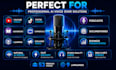 create natural ai voice over for youtube, ads and audiobooks