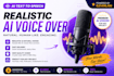 create realistic ai voice over with elevenlabs tts