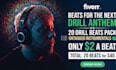 create 20 drill beats for 40 dollars