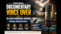 narrate your documentary in spanish with a clear voice