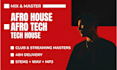 do mixing and mastering for afro , house , edm