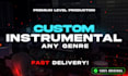 produce a custom instrumental in any genre