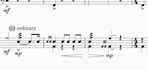 create drum transcriptions and custom percussion parts
