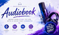 be your professional audiobook narrator