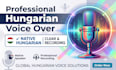 record a professional hungarian voice over
