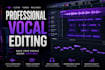 professionally edit and tune your vocals