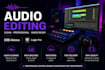do professional podcast editing, mixing and mastering