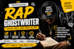 be your professional rap ghostwriter and write custom hip hop lyrics