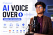 create a natural ai voice over with elevenlabs