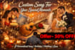 create a custom song for birthdays, weddings, and couples