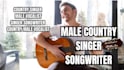 authentic traditional country edm male singer