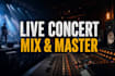 professionally mix and master your live concert multitrack