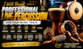 record professional live percussion for your music track