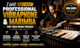 record professional vibraphone and marimba for your music project