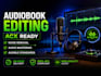 professionally edit audiobooks with acx mastering