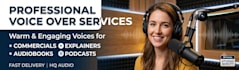 professional voice over and audiobook narration