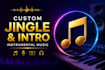 create an instrumental jingle intro background music