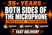 record a corporate narration, explainer video, or elearning voice over