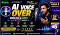 create realistic ai voice over with eleven labs