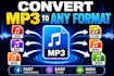 convert or format your audio to any format