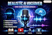 create realistic ai voiceovers or clone your voice