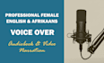 narrate and record female voice over for your project