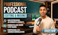 professionally edit, mix and master your podcast