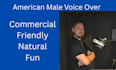 record your professional american male voiceover