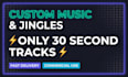 create a custom 30 second music intro or jingle