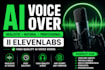 create high quality ai voice over using elevenlabs