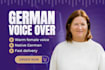 record a calming german meditation and voice over