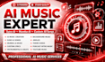 make custom ai songs, lyrics, instrumentals using suno ai