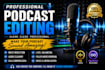 edit, mix and master your podcast audio