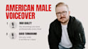 record an american male voiceover