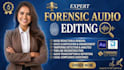 perform forensic audio editing, tampering detection and restore audio dialogues