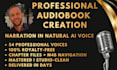 create a professional ai audiobook narration in natural voice