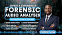 perform forensic audio editing, voice detection with detailed analysis report