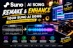 fix suno ai vocals and glitches and remake your song radio ready