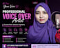 do professional bangla and english female voice over