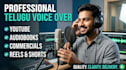 record telugu voice over for audiobooks and e learning