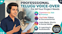 record telugu voice over for commercial ads