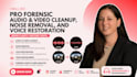 do forensic audio enhancement, audio repair, detect and remove background noise