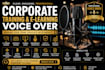 record professional corporate training elearning business voice over narration