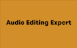 do audio editing, mastering restoration